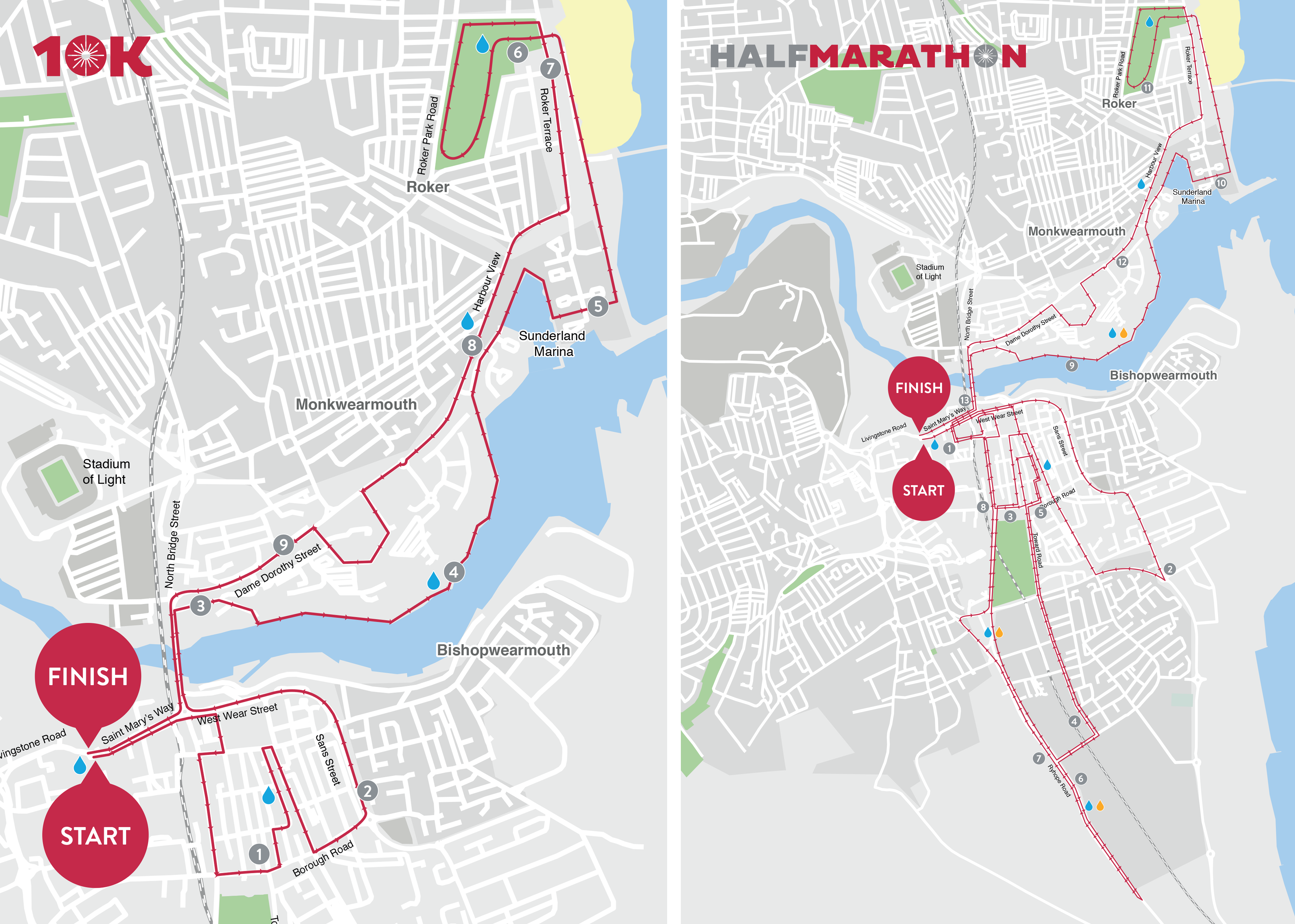 Siglion Sunderland City Half Marathon & 10K Run Sunderland